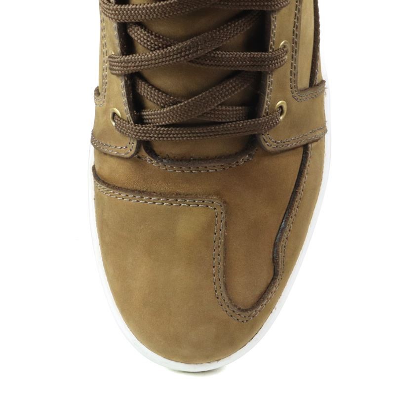 Chaussures Harisson Branco Marron Semelle Blanche